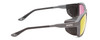 Side View of Smith Embark Unisex Sunglasses Grey/ChromaPop Photochromic Brown Red Mirror 58mm