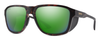 Profile View of Smith Embark Unisex Sunglasses Tortoise/PC ChromaPop Polarized Green Mirror 58mm