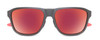 Front View of Smith Embark Unisex Sunglasses TNF Black/PC ChromaPop Polarized Red Mirror 58 mm