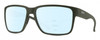 Profile View of Smith Optics Emerge Designer Progressive Lens Blue Light Blocking Eyeglasses in Matte Moss Green Unisex Square Full Rim Acetate 60 mm