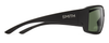 Side View of Smith Guide Choice Unisex Sunglass Black/Carbonic Polarize Gray Green +2.00 62mm