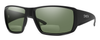 Profile View of Smith Guide Choice Unisex Sunglass Black/Carbonic Polarize Gray Green +2.50 62mm