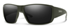 Profile View of Smith Guides Choice Unisex Sunglass Moss Green/PC ChromaPop Polarized Black 62mm