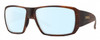 Profile View of Smith Optics Guides Choice S Designer Blue Light Blocking Eyeglasses in Matte Tortoise Havana Brown Gold Unisex Rectangle Full Rim Acetate 58 mm