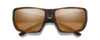 Front View of Smith Guides Choice S Unisex Sunglasses Tortoise/Polarchromic Brown Mirror 58 mm