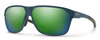 Profile View of Smith Leadout Pivlock Sunglass Stone/Blue Grey/Photochromic CP Green Mirror 63mm