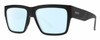 Profile View of Smith Optics Lineup Designer Blue Light Blocking Eyeglasses in Matte Black Unisex Square Full Rim Acetate 58 mm