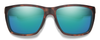 Front View of Smith Longfin Sunglass Tortoise/Photochromic CP Polarized Blue Green Mirror 59mm
