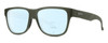 Profile View of Smith Optics Lowdown Slim 2 Designer Progressive Lens Blue Light Blocking Eyeglasses in Matte Moss Crystal Green Unisex Classic Full Rim Acetate 53 mm