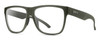 Profile View of Smith Optics Lowdown XL 2 Designer Bi-Focal Prescription Rx Eyeglasses in Matte Moss Crystal Green Unisex Classic Full Rim Acetate 60 mm