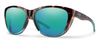 Profile View of Smith Shoal Unisex Sunglass Tortoise Brown/PC CP Polarize Blue Green Mirror 58mm