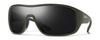 Profile View of Smith Spinner Unisex Sunglass Green/Photochromic ChromaPop Polarized Black 134mm