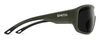 Side View of Smith Spinner Unisex Sunglass Green/Photochromic ChromaPop Polarized Black 134mm