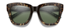 Front View of Smith Sway Cateye Sunglass Tortoise Brown/PC ChromaPop Polarized Gray Green 52mm