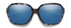 Front View of Smith Whitney Women Sunglass Tortoise/Photochromic CP Polarized Blue Mirror 61mm