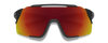 Front View of Smith Attack MAG Unisex Sunglasses Black/Photochromic ChromaPop Red Mirror 172mm