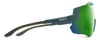 Side View of Smith Momentum Unisex Sunglasses in Blue Grey/Photochromic CP Green Mirror 135mm