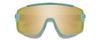 Front View of Smith Wildcat Unisex Sunglass Green/Photochromic ChromaPop Rose Gold Mirror 99mm