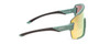 Side View of Smith Wildcat Unisex Sunglass Green/Photochromic ChromaPop Rose Gold Mirror 99mm