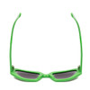 Top View of SITO SHADES AXIS Women's Designer Sunglasses in Neon Green Flash/Iron Gray 55 mm
