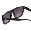 Close Up View of SITO SHADES BENDER Women's Sunglasses in Matrix Black White/Shadow Gradient 54mm
