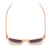 Top View of SITO SHADES BENDER Womens Sunglasses in Vanilla Pink Crystal/Minky Gradient 57mm