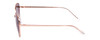 Side View of SITO SHADES CANDI Unisex Aviator Designer Sunglass Rose Gold/Minky Gradient 59mm