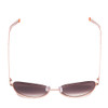 Top View of SITO SHADES CANDI Unisex Aviator Designer Sunglass Rose Gold/Minky Gradient 59mm