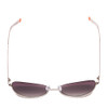 Top View of SITO SHADES CANDI Unisex Aviator Designer Sunglasses Silver/Quartz Gradient 59mm