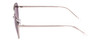 Side View of SITO SHADES CANDI Unisex Aviator Designer Sunglasses Silver/Quartz Gradient 59mm