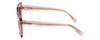 Side View of SITO SHADES CULT VISION Cateye Sunglasses in Pink Crystal/Rosewood Gradient 51mm