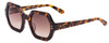 Profile View of SITO SHADES FOXY Women's Sunglasses Honey Tortoise Havana/Rosewood Gradient 52mm