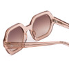 Close Up View of SITO SHADES FOXY Women's Sunglasses Sirocco Pink Crystal/Rosewood Gradient 52 mm