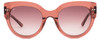 Front View of SITO SHADES GOOD LIFE Women's Sunglasses in Pink Crystal/Rosewood Gradient 54 mm