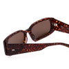 Close Up View of SITO SHADES INNER VISION Women's Designer Sunglasses in Amber Cheetah/Brown 56mm