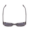 Top View of SITO SHADES JUICY Women Sunglasses Black White Zebra Print Safari/Iron Gray 53mm