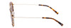 Side View of SITO SHADES KITSCH Women's Aviator Sunglasses in Tortoise Havana Gold/Brown 55mm