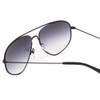 Close Up View of SITO SHADES LO PAN Womens Aviator Designer Sunglasses Black/Shadow Gradient 58mm