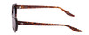 Side View of SITO SHADES LUNETTE Cat Eye Designer Sunglasses in Amber Cheetah/Gray Blue 52 mm