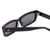 Close Up View of SITO SHADES NIGHT IN MOTION Unisex Square Designer Sunglass Black/Iron Gray 57mm