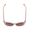 Top View of SITO SHADES NOW OR NEVER Women's Sunglasses Pink Crystal/Rosewood Gradient 50 mm