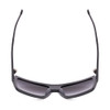 Top View of SITO SHADES ONYX Women's Designer Sunglasses in Black Gray/Shadow Gradient 132mm