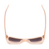 Top View of SITO SHADES PAPILLION Womens Sunglasses Vanilla Pink Crystal/Minky Gradient 56mm