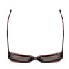 Top View of SITO SHADES REACHING DAWN Womens Designer Sunglasses in Amber Cheetah/Brown 51mm