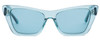 Front View of SITO SHADES WONDERLAND Women's Cat Eye Sunglasses in Aqua Blue Crystal/Aqua 54mm