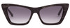 Front View of SITO SHADES WONDERLAND Women Cat Eye Sunglasses Black Mamba/Shadow Gradient 54mm