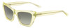 Profile View of SITO SHADES WONDERLAND Womens Cat Eye Sunglasses Limeade Green Crystal/Dusk 54mm