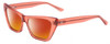 SITO SHADES WONDERLAND Cateye Polarized Sunglasses Watermelon Pink Crystal 54 mm