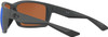 Close Up View of Costa Del Mar Mens Reefton Polarized Sunglass Grey/Copper Green Mirror 580P 64mm