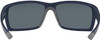 Top View of Costa Del Mar Men Reefton Polarized Rectangular Sunglasses Blue Mirror 580P 64mm